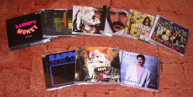 fank zappa CD\'s