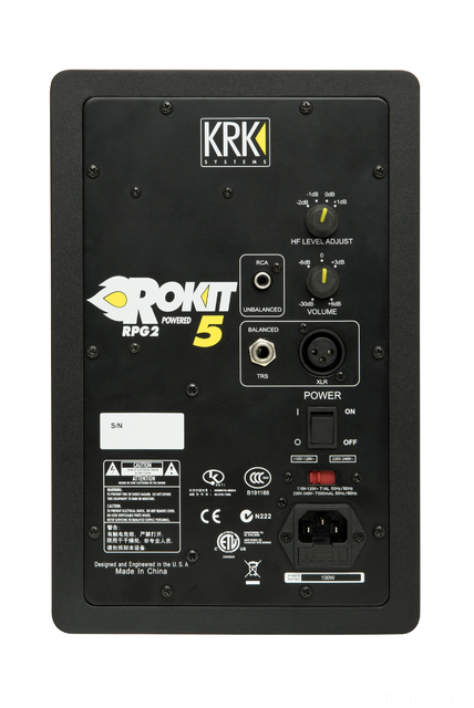 KRK RP5 Rückseite