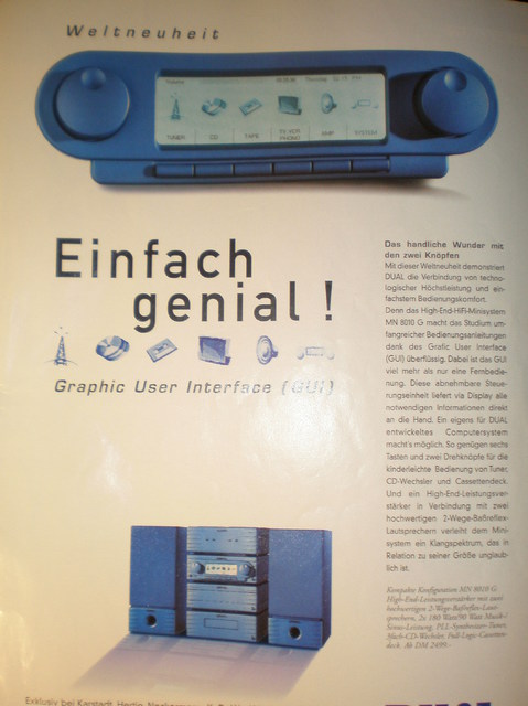 Dual 8010 Werbung