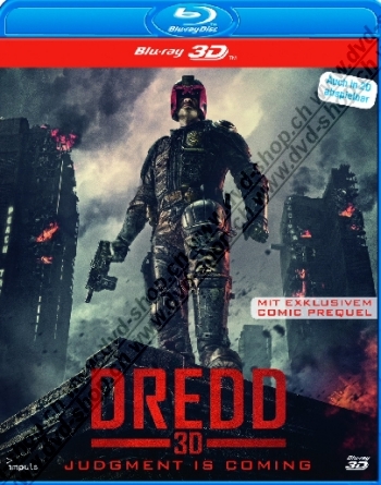 Dredd Real 3D + 2D Blu Ray + Comic Prequel CH Uncut