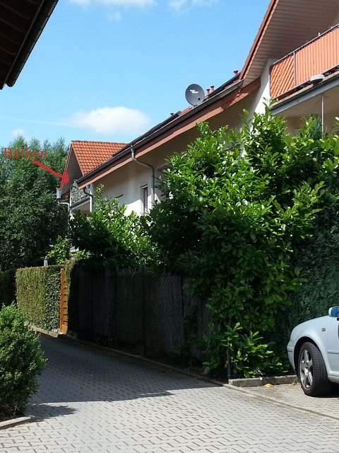 Sicht Auf Den Balkon