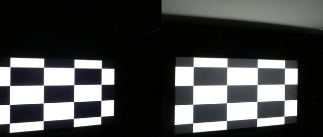 ANSI Contrast Epson EH TW9200 Living Room Vs Optimized Room