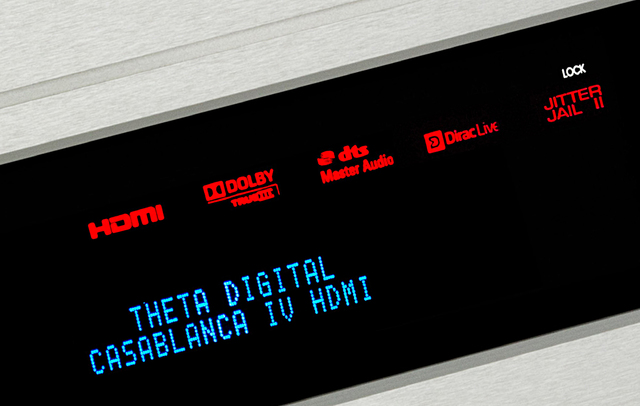 Theta Digital Casablanca IV Detail Panel