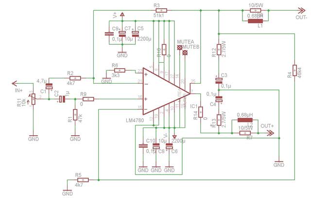 LM4780 Schaltung