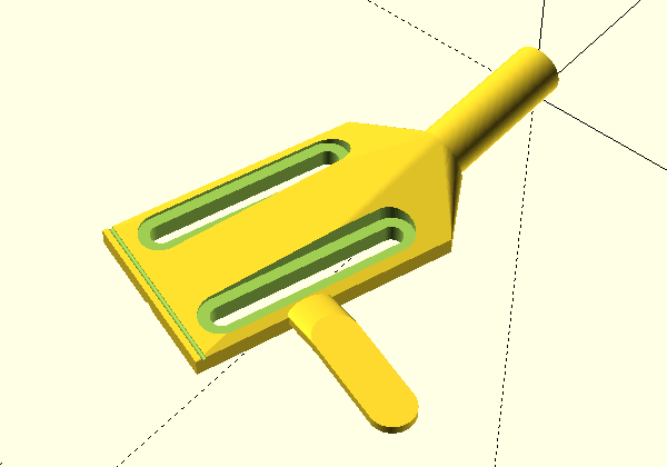 Headshell Draufsicht