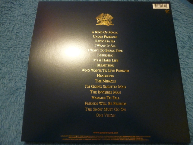 Queen - Greatest Hits II - Back Cover