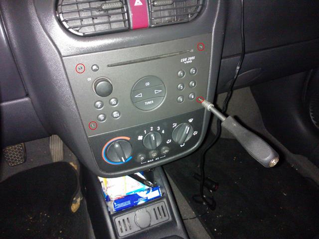 Corsa C Radio Ausbau