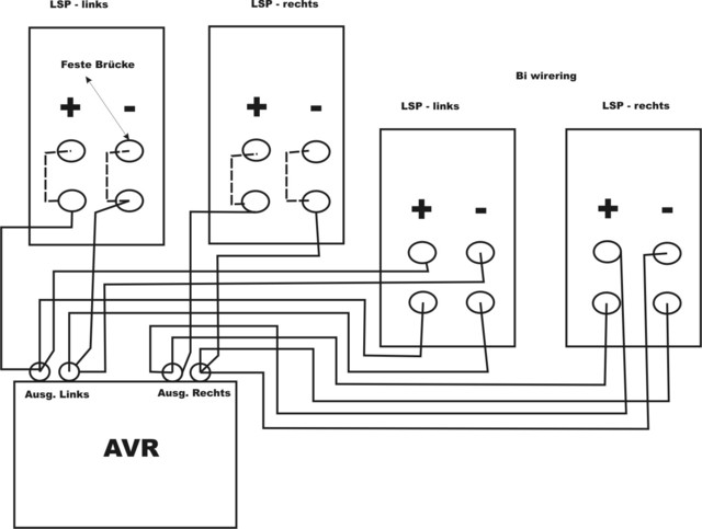 Anschluss LSP/Bi-wire