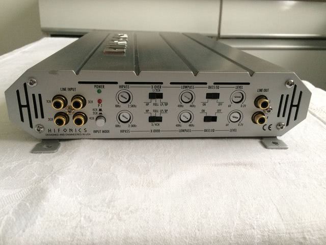 Hifonics Audio Verstärker 6PIN Fernbedienung Bass Level Knauf Kontrolle Kabel