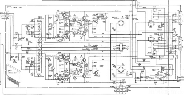 Grundig Fine Arts A 9000 Schematic Detail Power Amp 195933