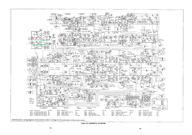 Sharp Gf 9191 Schaltplan