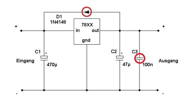 spannungsregler 78xx
