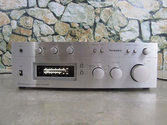 Technics Su 8055 Vintage 80 S Stereo Amplifier Works Well Vgc Clean In Out B70dbb7de8bddc201d92eba4a