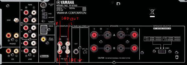 Схема yamaha a s700