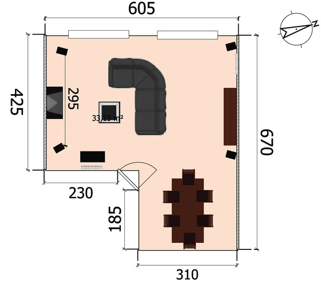 Wohnzimmer Fertig 2D