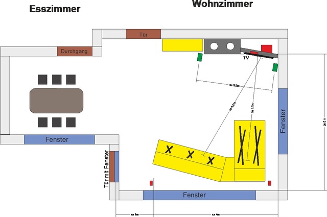 Skizze Zimmer