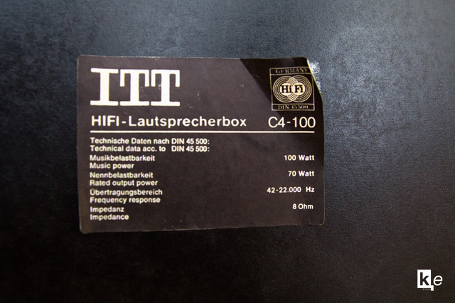 ITT Lautsprecher C4-100