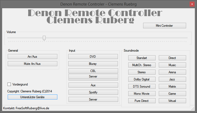 Remote Controler Denon 