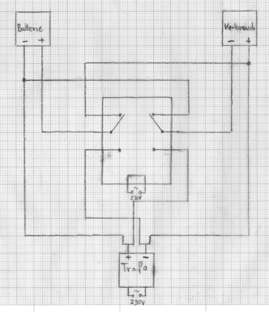 Schaltplan Eines Hin Und Her