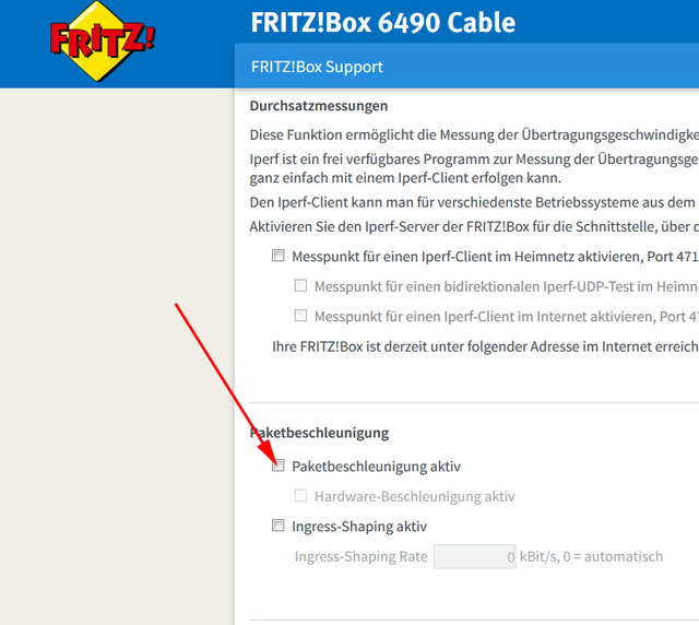 FritzBox Lösung