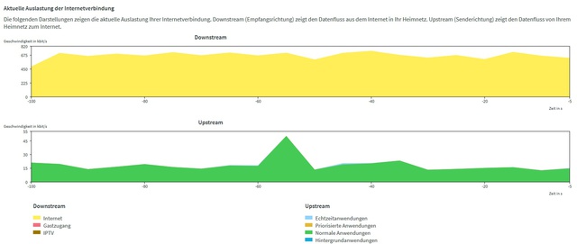 Streamauslastung