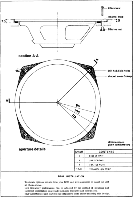 KEF B200 SP1054