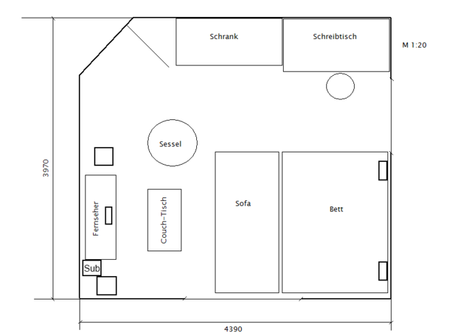 Grundriss Wohnung Soundlayout 2