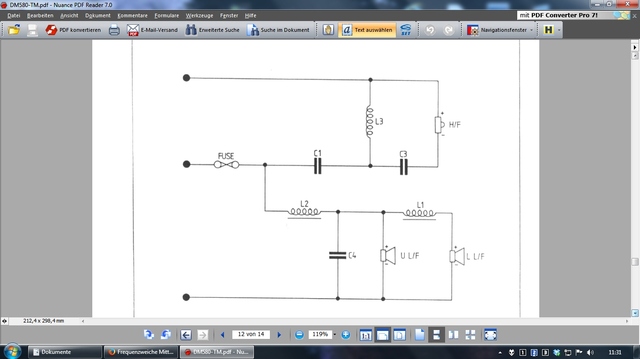 Schaltplan B&W DM580