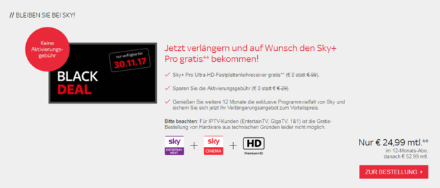 Sky Online 3 Angebot 11 2017