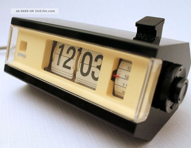 Copal Japan 227 Klappzahlen Wecker Tischuhr Flip Clock 60er 70erjahre 1 Lgw