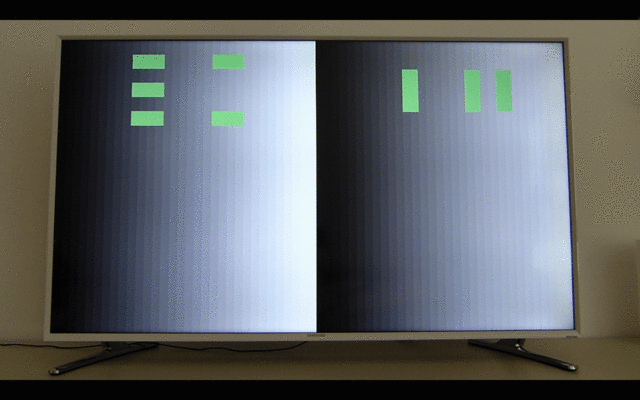 Samsung UE40H6410 Spontan Angezeigtes Testbild