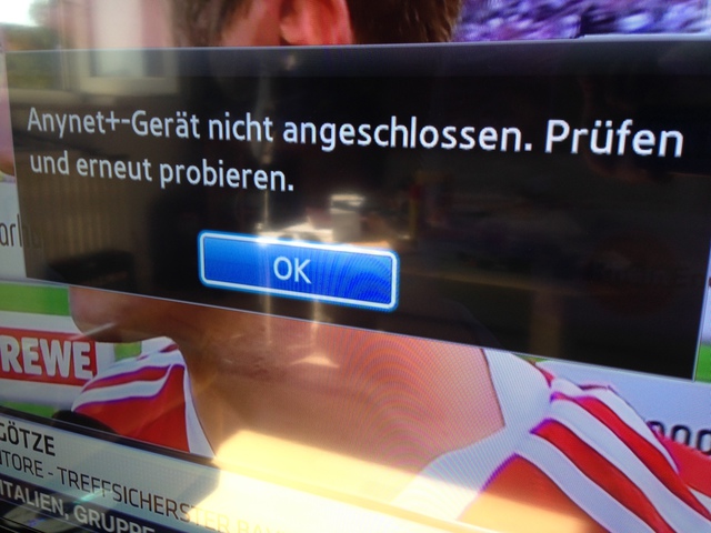 Fehlerhafte Anynet+ Verbindung?
