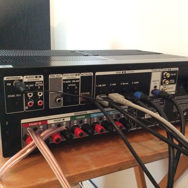 Canton CA 801 SW Denon AVR X 1000