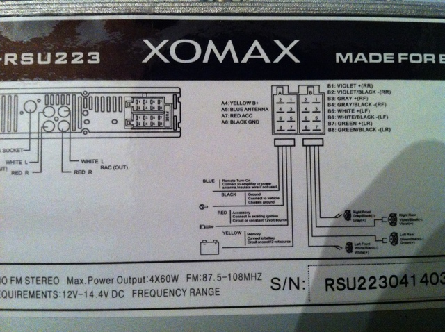 Steckerbelegung Vom Xomax Radio