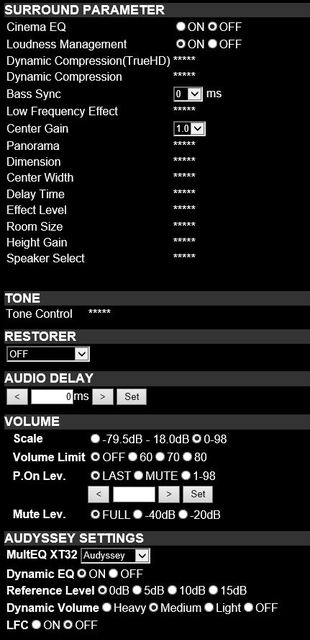 Denon 4520 Einstellungen 