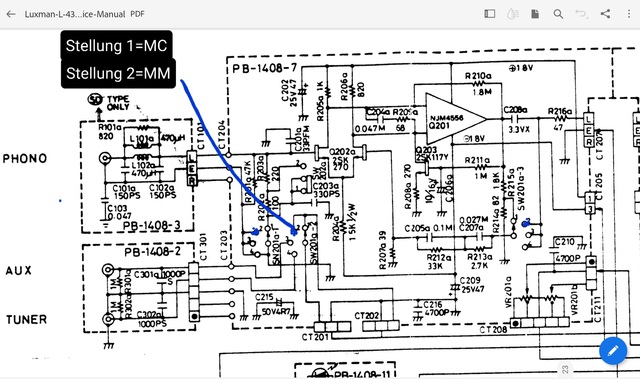 Luxman L430 / MM/MC