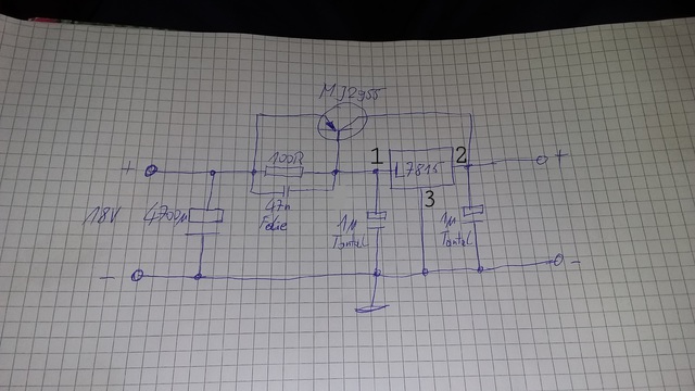 Regelung Richtig L7815