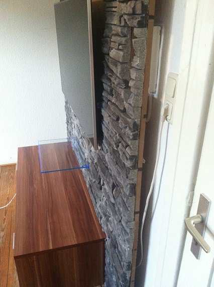 Bilder eurer steinwände / kiesbetten, racks, gehäuse hifi forum ...