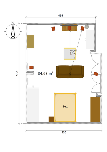 Wohn-Schlafzimmer FX 2000