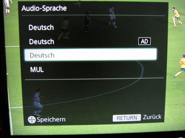 Audio-Wahl