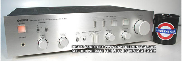 Yamaha A550 Integrated Amplifier Web