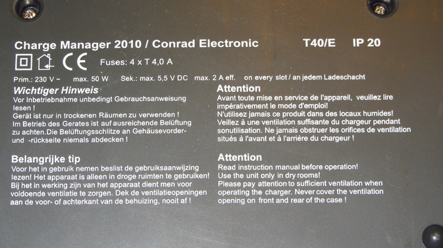 Conrad Charge Manager 2