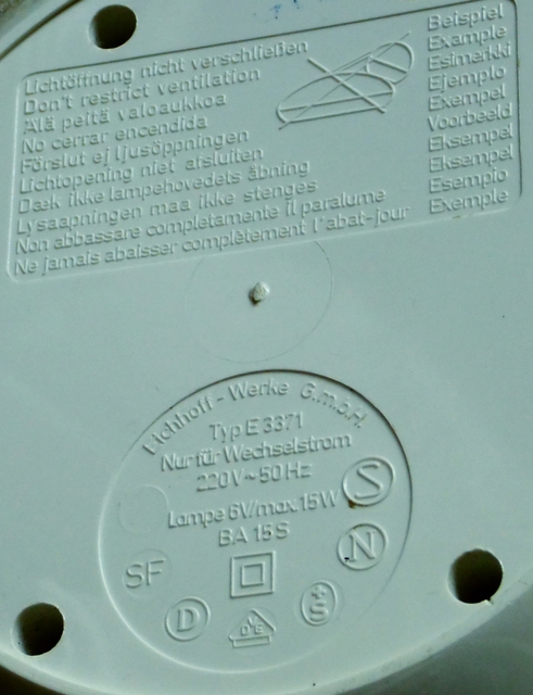 Eichhoff E3371 Lampe