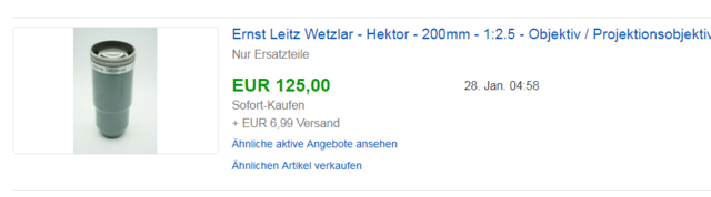 Leitz 200 mm Auktion