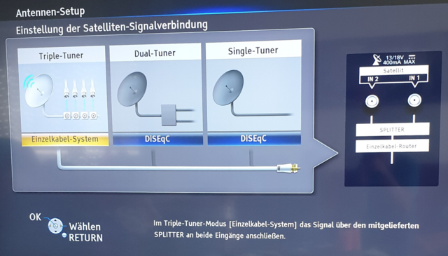 Antennen Setup