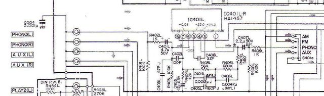 Hitachi SR-804 Phono Input