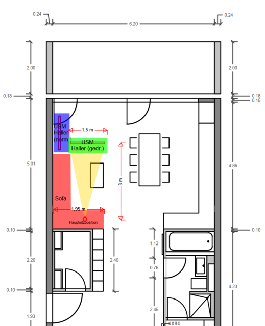 Skizze Wohnung