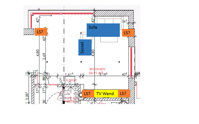 Grundriss Wohnzimmer