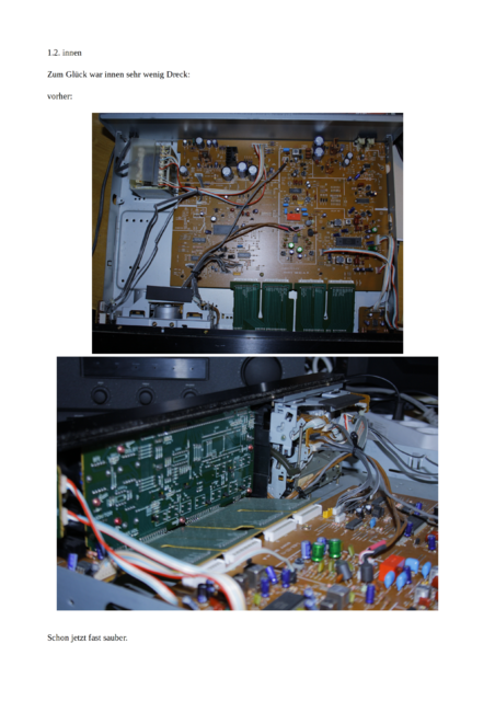 Restauration Sony TC K 500 3