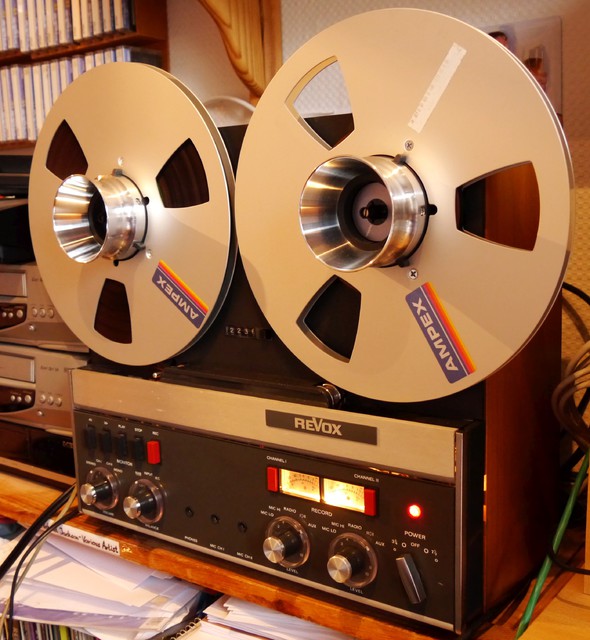 Revox A77 mit Aluspulen und NAB